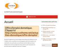 Tablet Screenshot of custhome.net